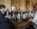 El jefe de Gabinete se reunió con representantes de la Asociación de Industriales Metalúrgicos