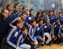 Cristina Fernández recibió a la Selección masculina de Hockey