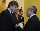 Boudou recibió cartas credenciales de embajadores
