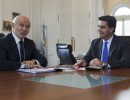El jefe de Gabinete se reunió con el presidente de la Cámara Industrial de Laboratorios Farmacéuticos Argentinos