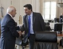 El jefe de Gabinete se reunió con el presidente de la Cámara Industrial de Laboratorios Farmacéuticos Argentinos