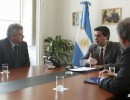 El Jefe de Gabinete se reunió con representantes de Sipar Aceros 