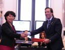 La Presidenta y el Primer Ministro de China firmaron  tratados bilaterales