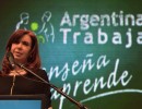 La Presidenta afirmó que busca “darle a todos igualdad de oportunidades para que puedan elegir”