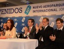 “Cuando uno llega a Ezeiza o a Aeroparque, se da cuenta que no está en un país de cabotaje”, afirmó la Presidenta