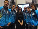 Cristina Fernández despidió a los deportistas que participarán en Londres 2012