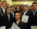La Jefa de Estado recibió a beneficiarios del programa Bec.ar