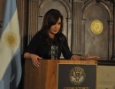 El FMI nos ha tomado como el mal alumno que debe ser castigado, afirmó la Presidenta en la Universidad de Georgetown