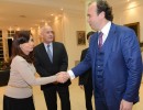 Cristina Fernández recibió a directivos del Olympic City Group