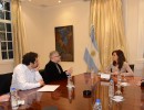 La Jefa del Estado recibió al investigador Gabriel Rabinovich y a su equipo