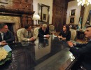 La jefa de Estado recibió a los gobernadores electos de Chaco y Río Negro
