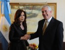 Cristina Fernández se reunió con el CEO de Exxon
