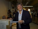 Amado Boudou emitió su voto en las elecciones legislativas