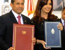 La Presidenta recibió a su par de Perú, Ollanta Humala