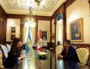 La Presidenta recibió a su par de Perú, Ollanta Humala