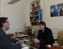 El Jefe de Gabinete acordó con senadores un debate amplio y plural