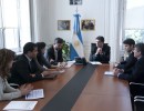 El Jefe de Gabinete recibió a empresarios textiles