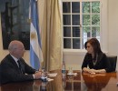 La jefa de Estado recibió al titular del grupo Techint