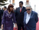 La Presidenta rindió homenaje a Simón Bolívar, junto a sus pares del Mercosur, en Caracas