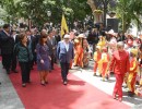 La Presidenta rindió homenaje a Simón Bolívar, junto a sus pares del Mercosur, en Caracas