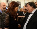 La Jefa de Estado recibió a artistas de SADAIC