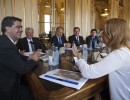 Capitanich recibió a directivos de industrias gráficas en Casa Rosada