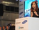 La Presidenta anunció que la desocupación descendió al 7,2%