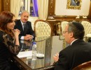 La Presidenta recibió a autoridades de la AMIA en Casa Rosada