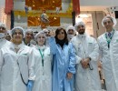 La Presidenta dio comienzo a las pruebas del satélite ArSat-1 en Bariloche
