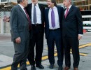 Boudou encabezó una visita a Aeroparque por obras de refacción