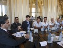 Capitanich recibió a productores apícolas en Casa de Gobierno