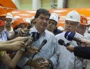 Capitanich y De Vido visitaron la central nuclear Atucha II