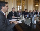 Capitanich recibió a representantes de la Bolsa de Comercio