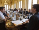Capitanich junto a empresarios de la industria de motos y motopartes en Casa Rosada