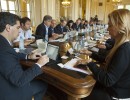 Capitanich junto a empresarios de la industria de motos y motopartes en Casa Rosada