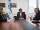 El Jefe de Gabinete recibió al vicepresidente de la Comisión Europea