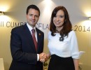 La Presidenta se reunió con su par de México en La Habana