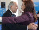 La Presidenta recibió a la Selección de fútbol en Ezeiza