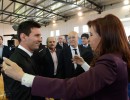 La Presidenta recibió a la Selección de fútbol en Ezeiza