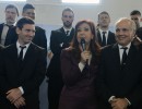 La Presidenta recibió a la Selección de fútbol en Ezeiza