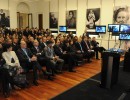 No hay riqueza más importante en el siglo XXI que el conocimiento“, dijo la Presidenta en el lanzamiento del satélite Aquarius