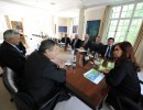 La mandataria recibió a Ernesto Laclau y a directivos de una empresa alimenticia