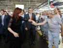 Argentina necesita que los empresarios reinviertan, destacó la Presidenta en Tres de Febrero