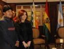 Cristina Fernández asistió a cena en su honor en Bolivia