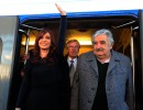 “El camino es la unidad”, aseguró Cristina Fernández al dejar inaugurado el tren que une Argentina y Uruguay