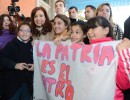 La Jefa de Estado inauguró extensión de la línea San Martín que une Retiro y Luján