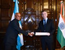 El presidente Macri recibió las cartas credenciales de nueve embajadores