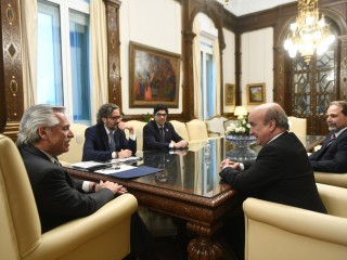 El presidente recibió a Mariano Jabonero, secretario general de la OEI