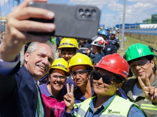Alberto Fernández inauguró las obras de la Central Térmica en Ensenada que amplían 50% la capacidad de generación de energía eléctrica