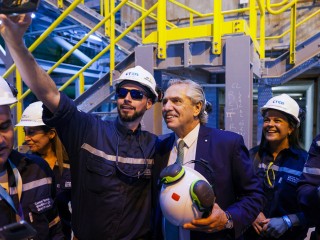 Alberto Fernández inauguró las obras de la Central Térmica en Ensenada que amplían 50% la capacidad de generación de energía eléctrica